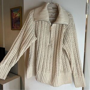 aerie cable knit sweater